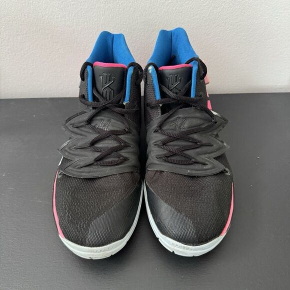 Nike Kyrie‎ 5 Just Do It Black Volt Hyper Pink (AO2918-003) Men's Size 7 W 8.5 - Picture 2 of 13